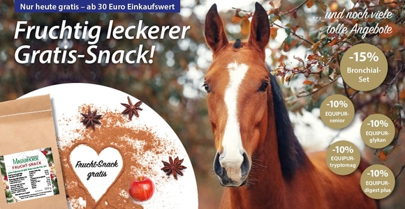 FRUCHT-SNACK gratis - EQUIPUR im Angebot